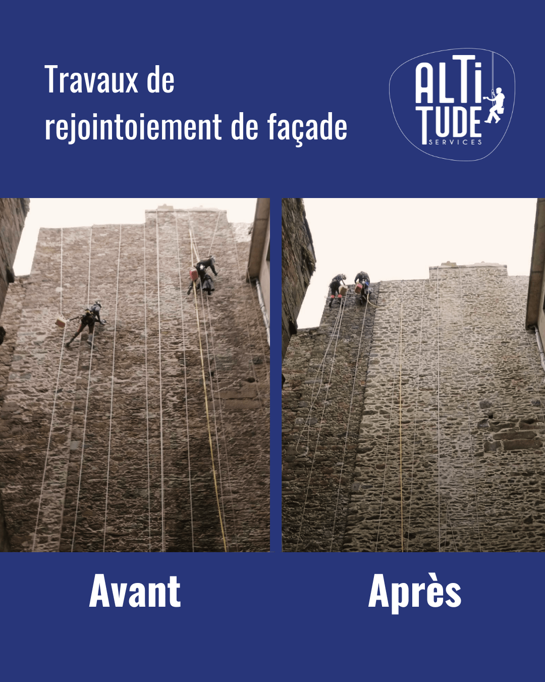 Rejointoiement de façade